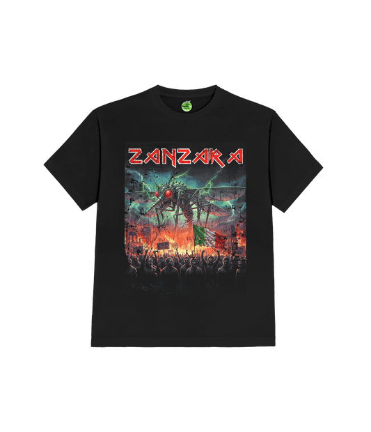 T-SHIRT IRON NERA LA ZANZARA
