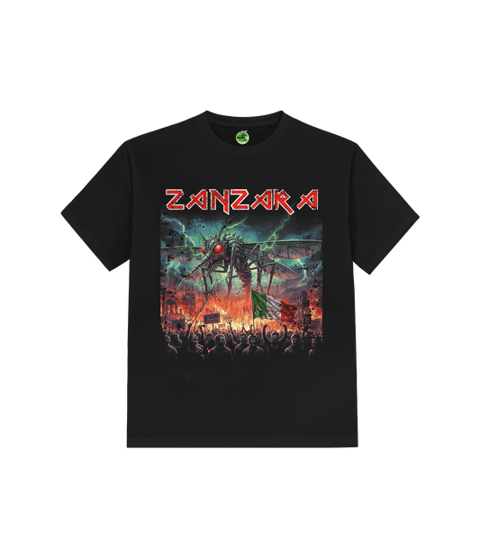 T-SHIRT IRON NERA LA ZANZARA