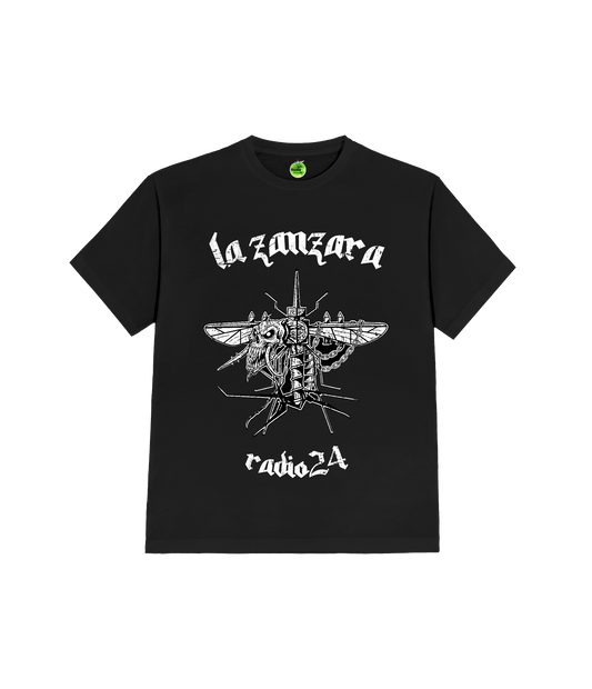 T-SHIRT METAL NERA LA ZANZARA