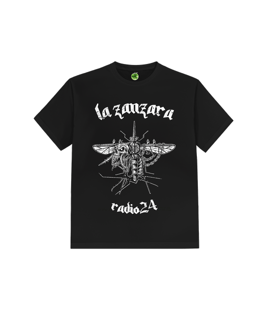 T-SHIRT METAL NERA LA ZANZARA