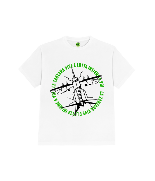 T-SHIRT LOTTA BIANCA LA ZANZARA