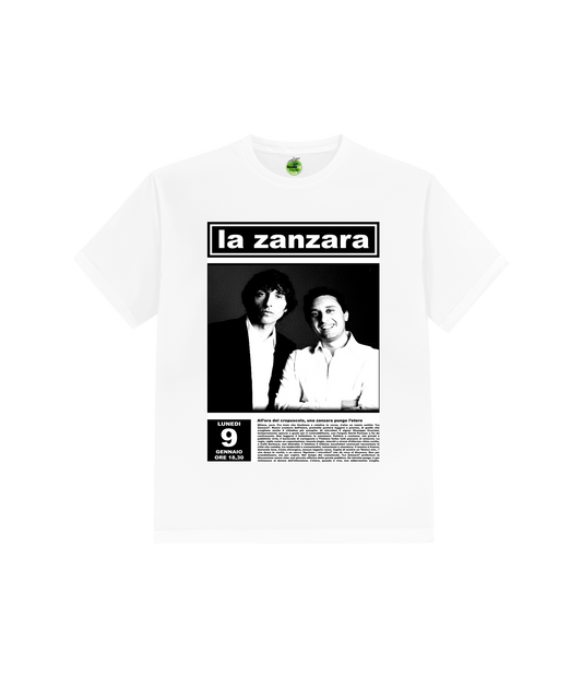 T-SHIRT CREPUSCOLO BIANCA LA ZANZARA