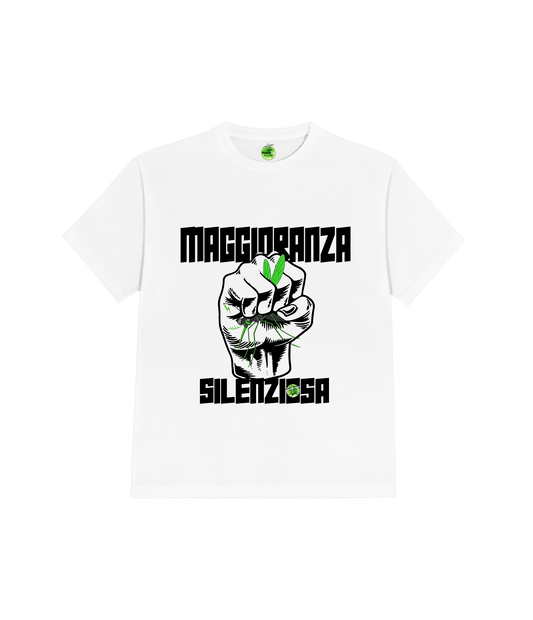 T-SHIRT MAGGIORANZA BIANCA LA ZANZARA