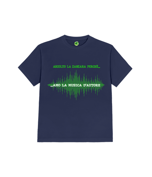 T-SHIRT AUTORE BLU LA ZANZARA