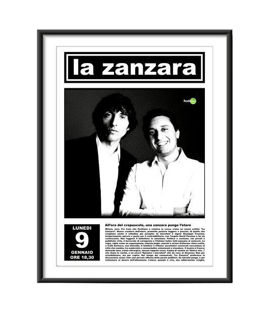 POSTER CREPUSCOLO LA ZANZARA