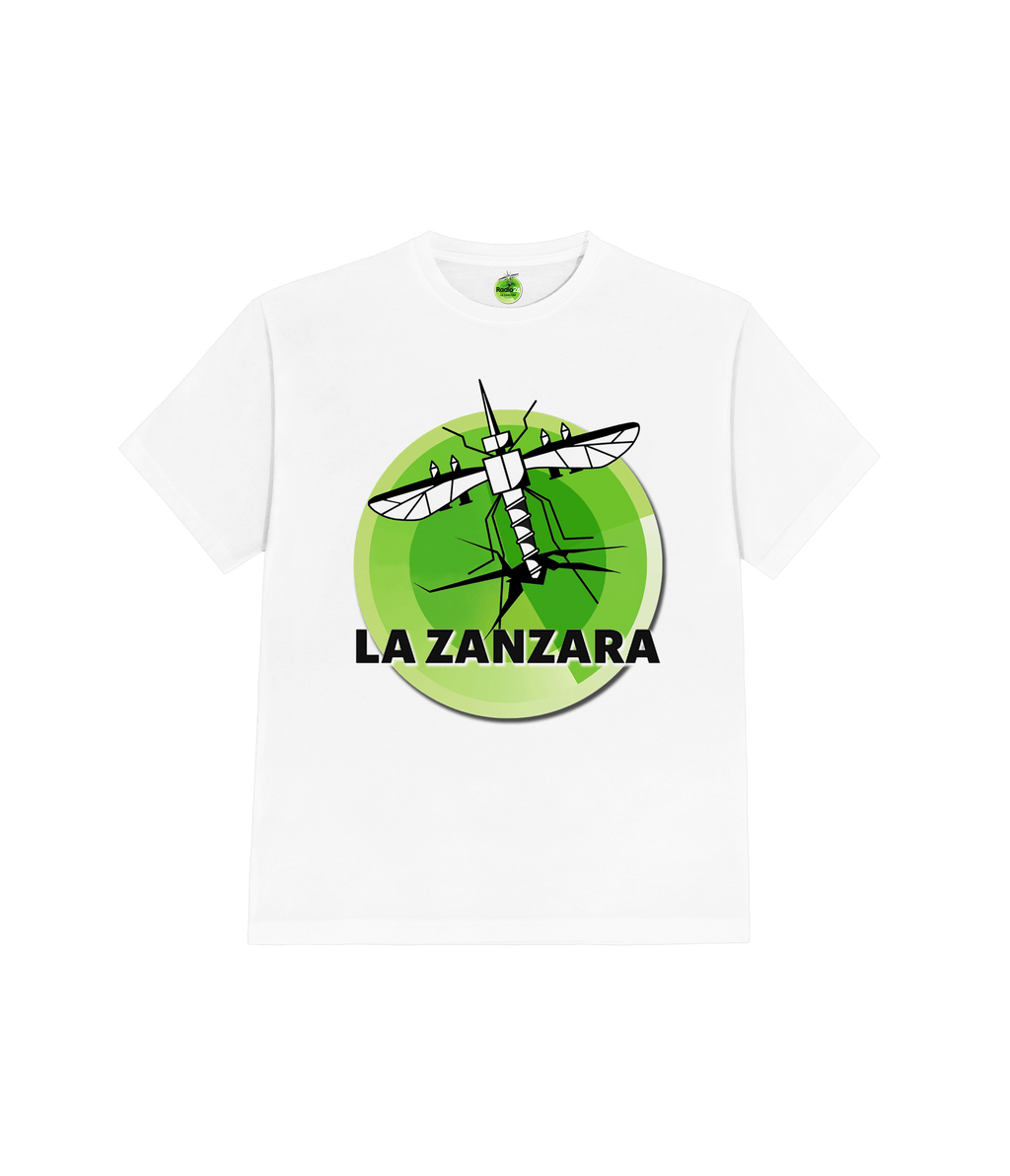 T-SHIRT LOGO BIANCA LA ZANZARA
