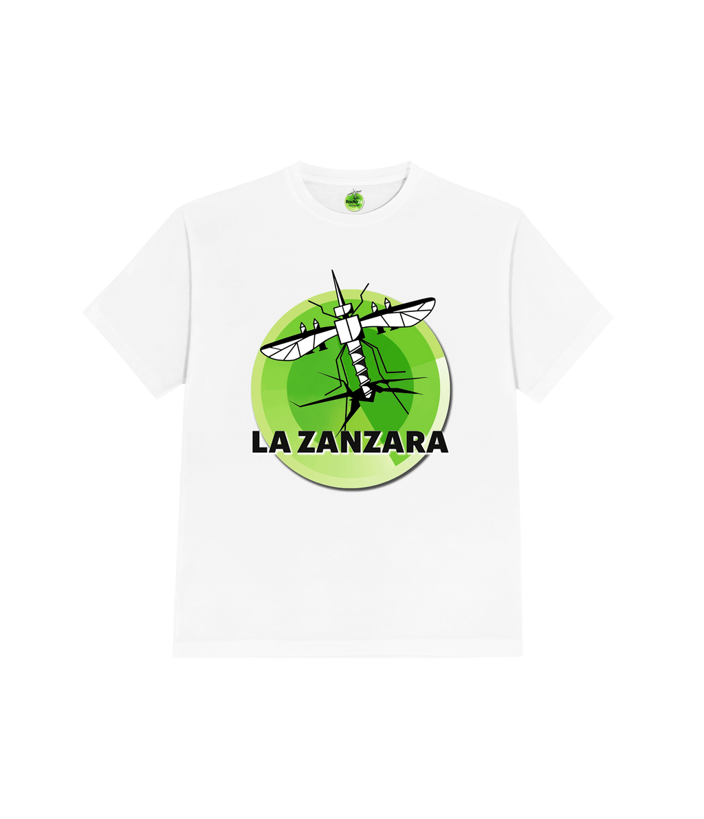 T-SHIRT LOGO BIANCA LA ZANZARA