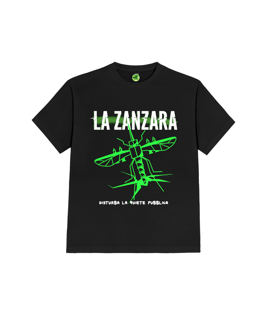 T-SHIRT QUIET NERA LA ZANZARA