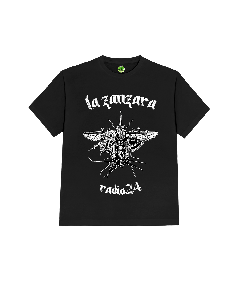 T-SHIRT METAL NERA LA ZANZARA