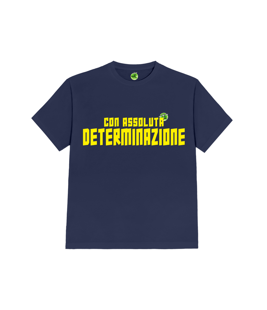 T-SHIRT DETERMINAZIONE BLU LA ZANZARA