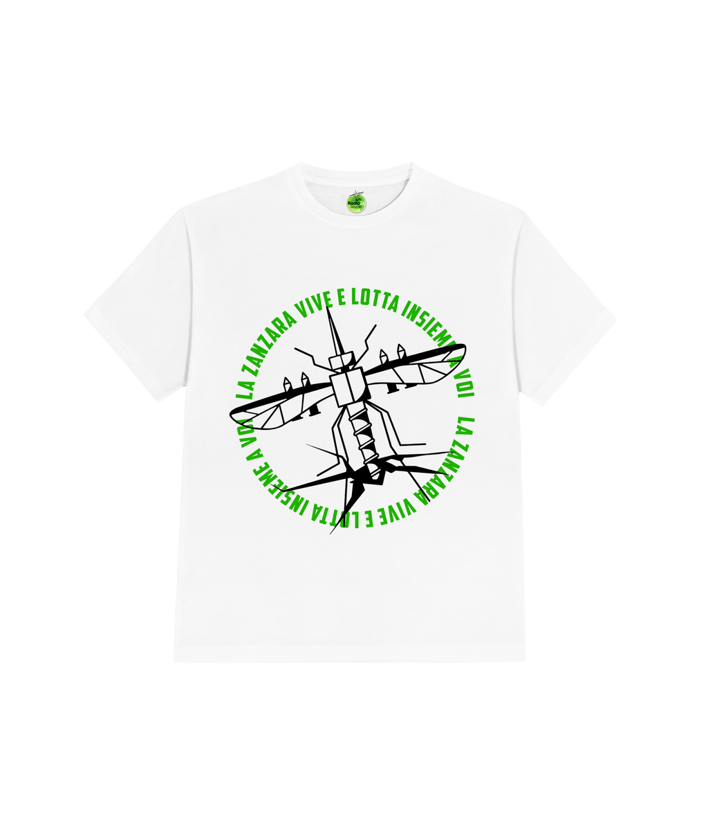 T-SHIRT LOTTA BIANCA LA ZANZARA