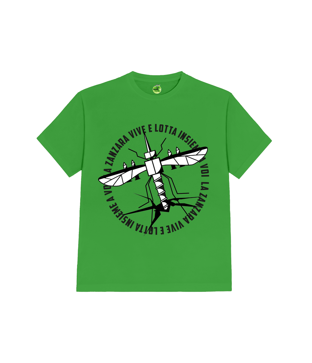 T-SHIRT LOTTA VERDE LA ZANZARA