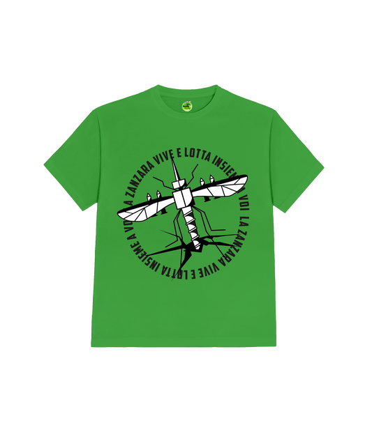 T-SHIRT LOTTA VERDE LA ZANZARA