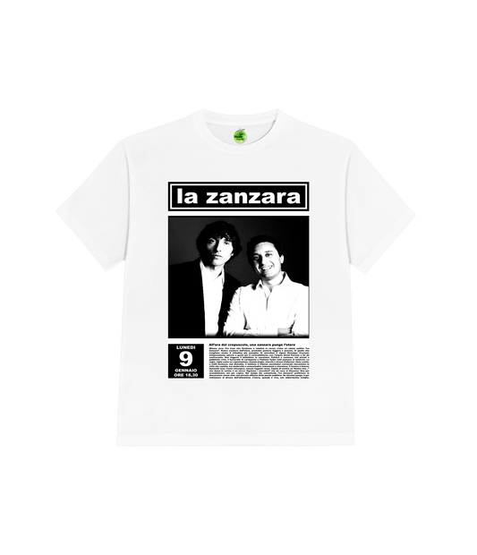 T-SHIRT CREPUSCOLO BIANCA LA ZANZARA
