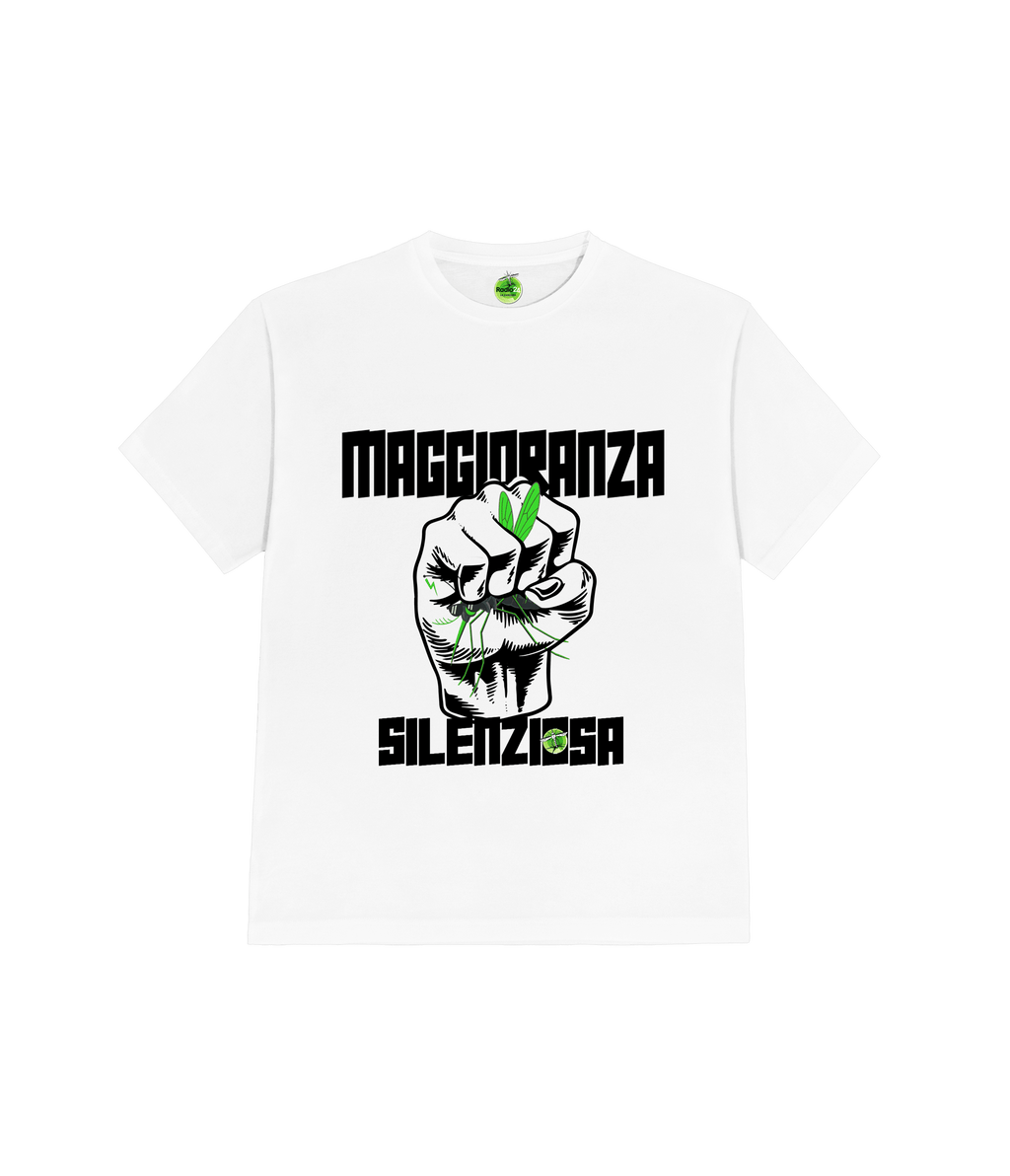 T-SHIRT MAGGIORANZA BIANCA LA ZANZARA