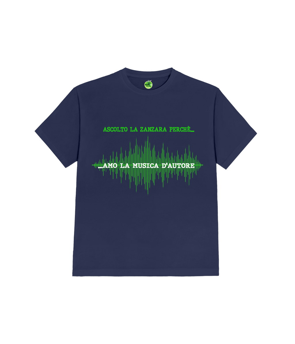 T-SHIRT AUTORE BLU LA ZANZARA