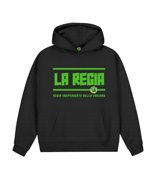 FELPA CAPPUCCI LA REGIA NERA LA ZANZARA