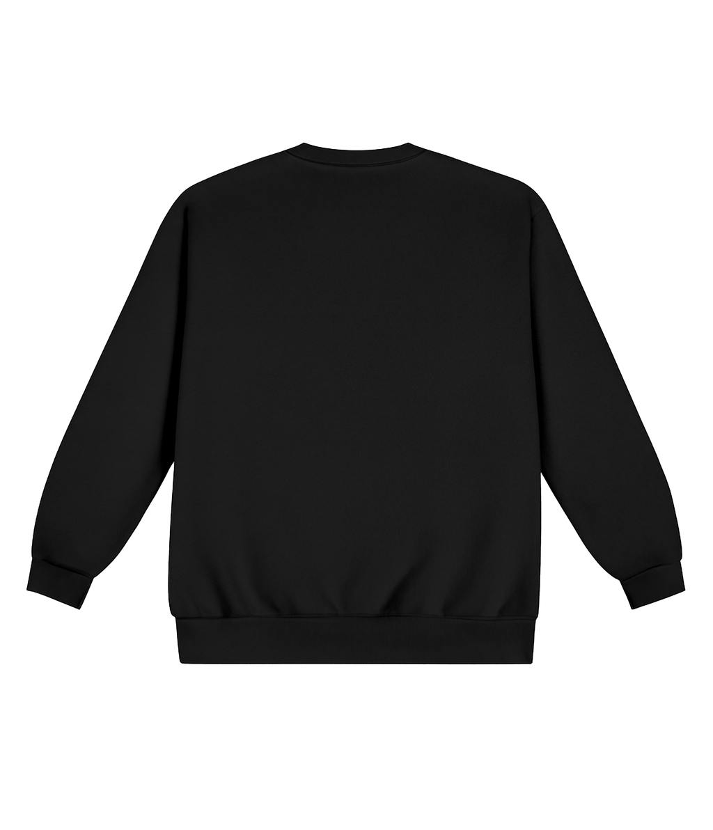 FELPA GIROCOLLO METAL NERA LA ZANZARA