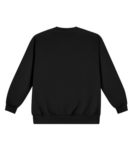 FELPA GIROCOLLO METAL NERA LA ZANZARA