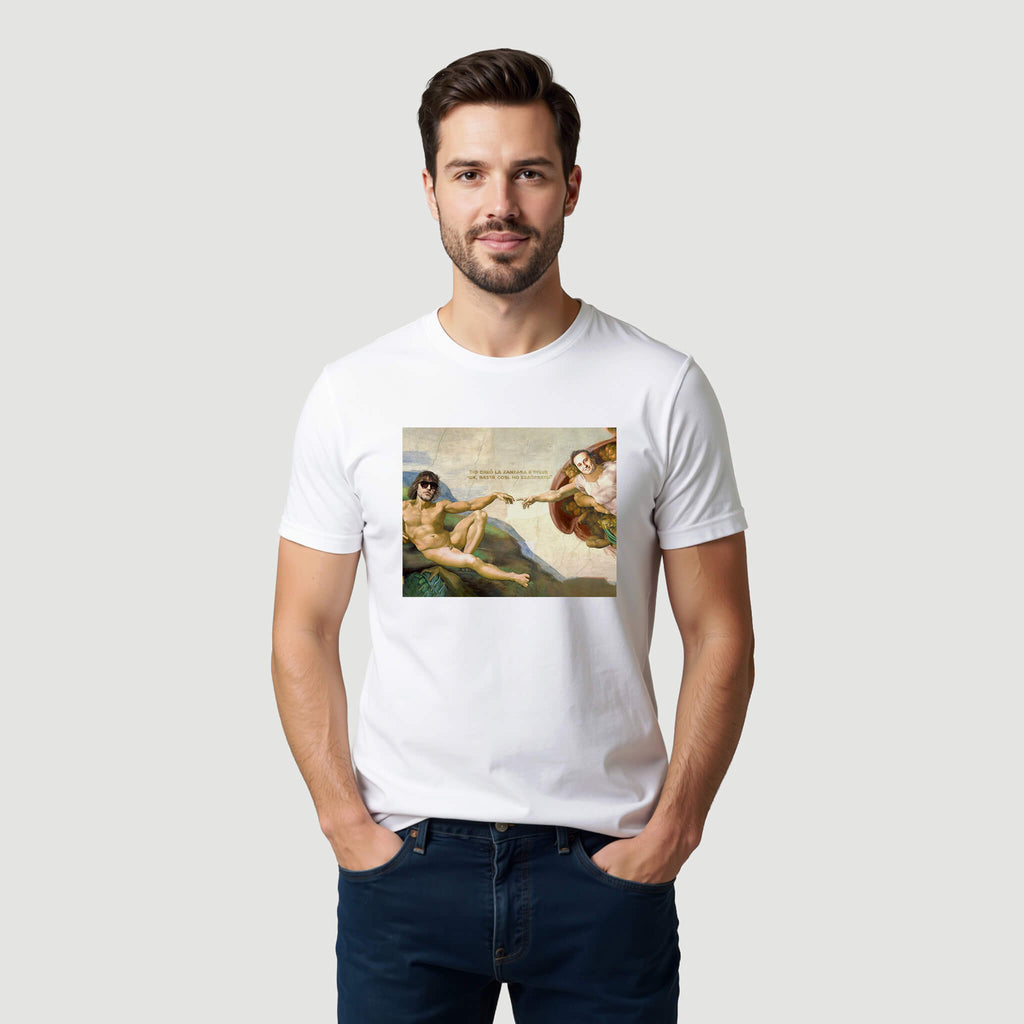 T-SHIRT ESAGERATO BIANCA LA ZANZARA