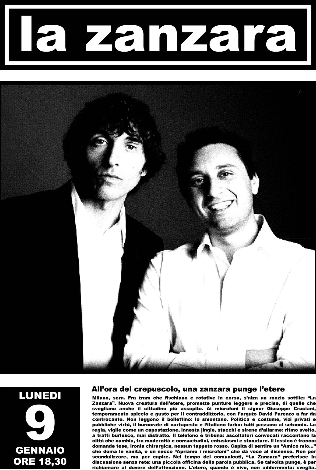 POSTER CREPUSCOLO LA ZANZARA