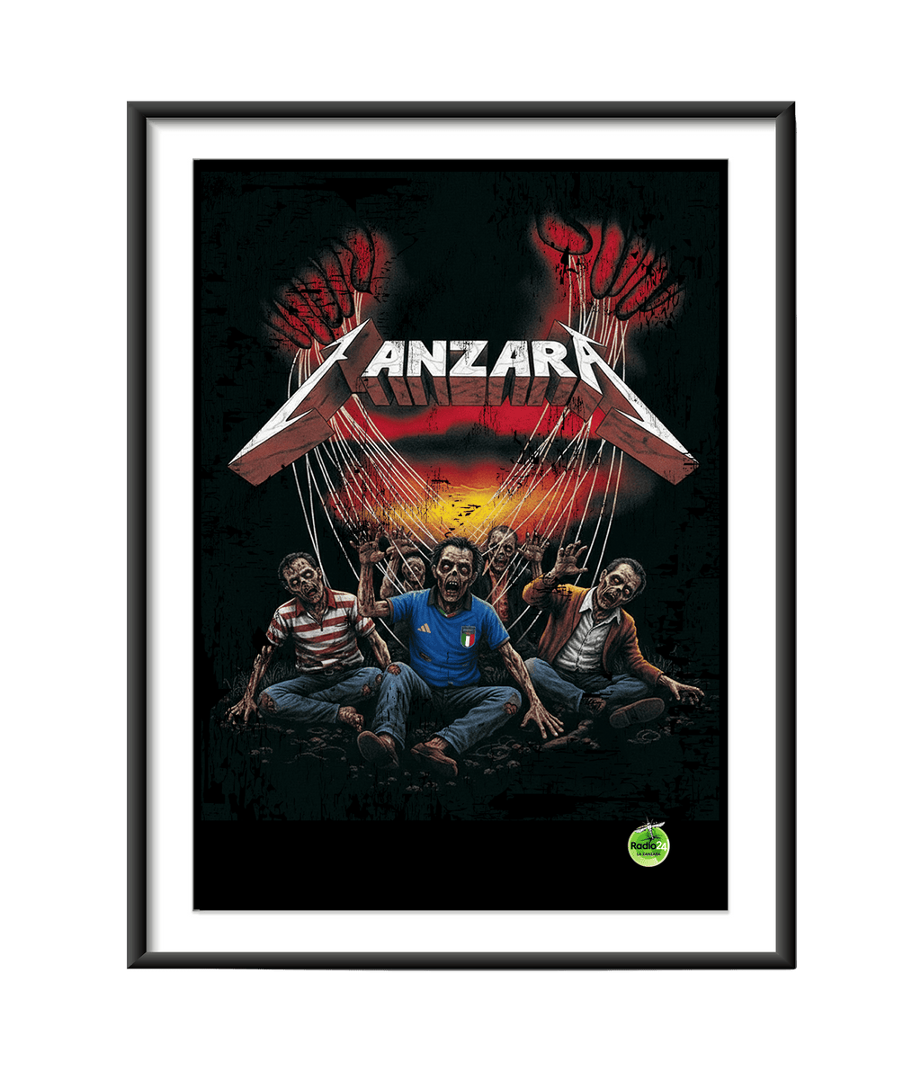 POSTER ZOMBIE LA ZANZARA