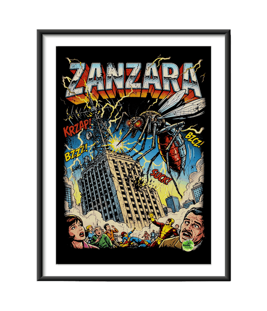 POSTER COMICS LA ZANZARA