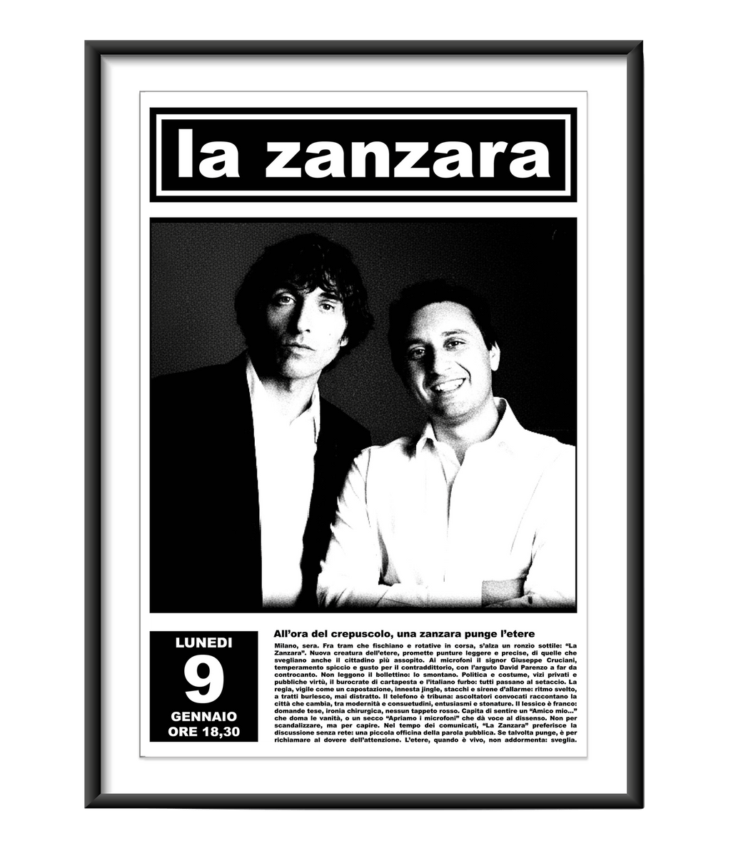 POSTER CREPUSCOLO LA ZANZARA