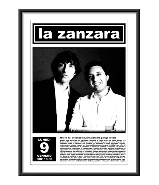 POSTER CREPUSCOLO LA ZANZARA