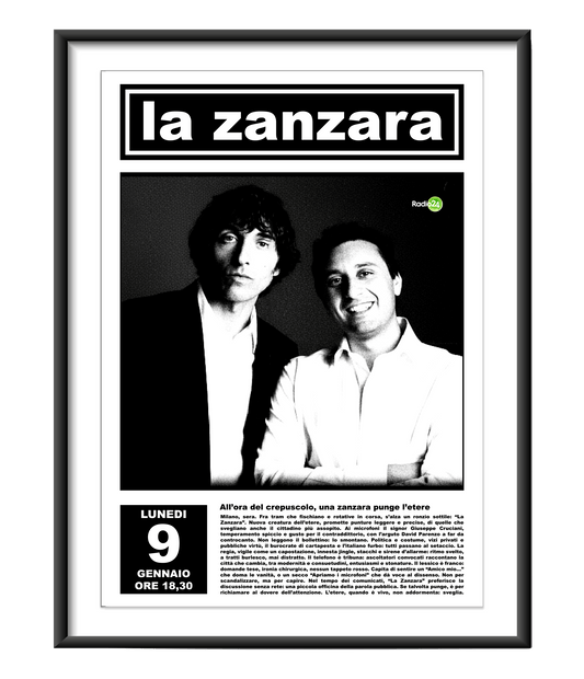 POSTER CREPUSCOLO LA ZANZARA