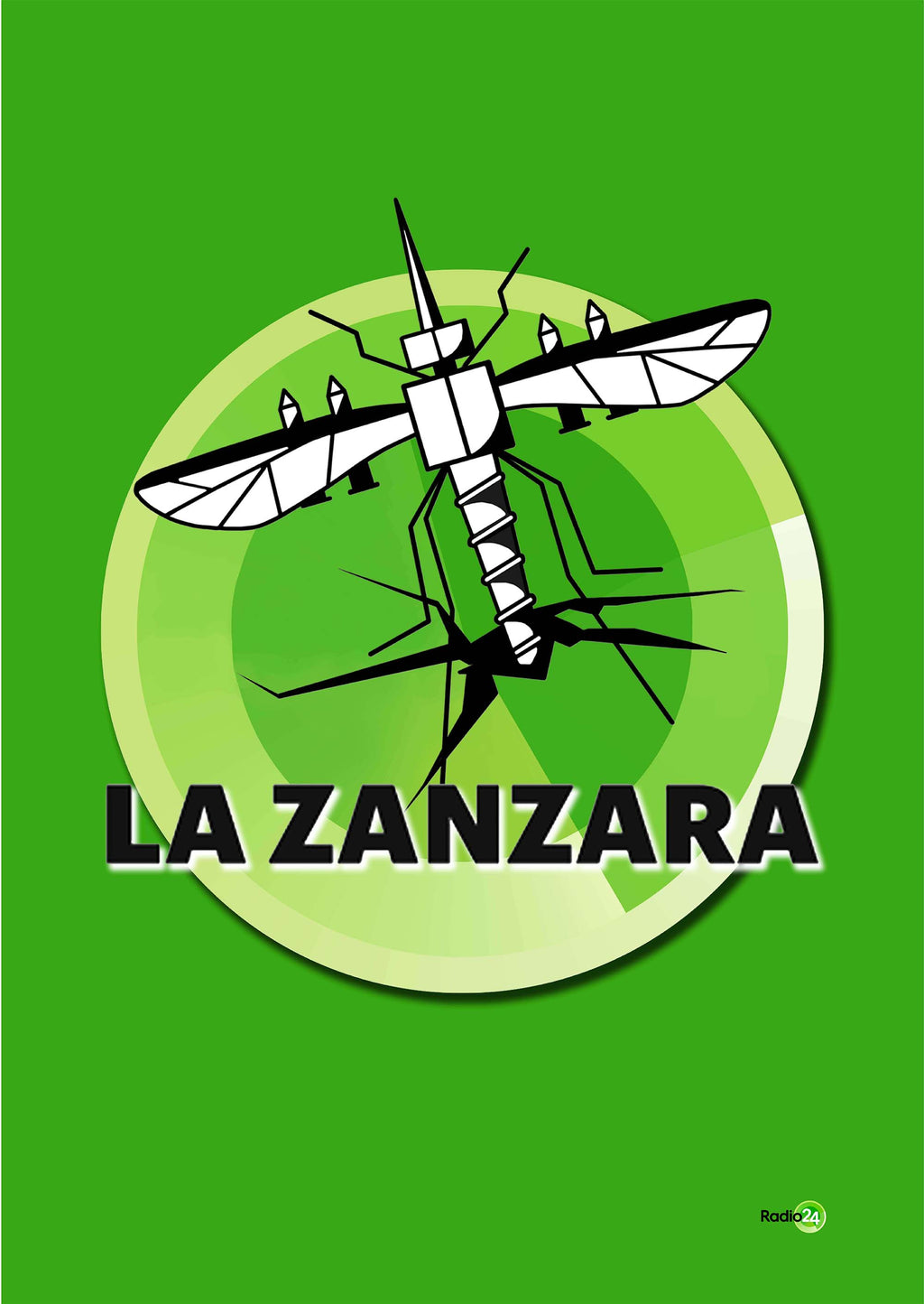 POSTER LOGO VERDE LA ZANZARA