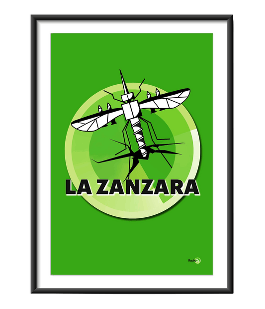 POSTER LOGO VERDE LA ZANZARA