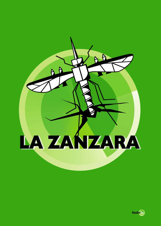 POSTER LOGO VERDE LA ZANZARA