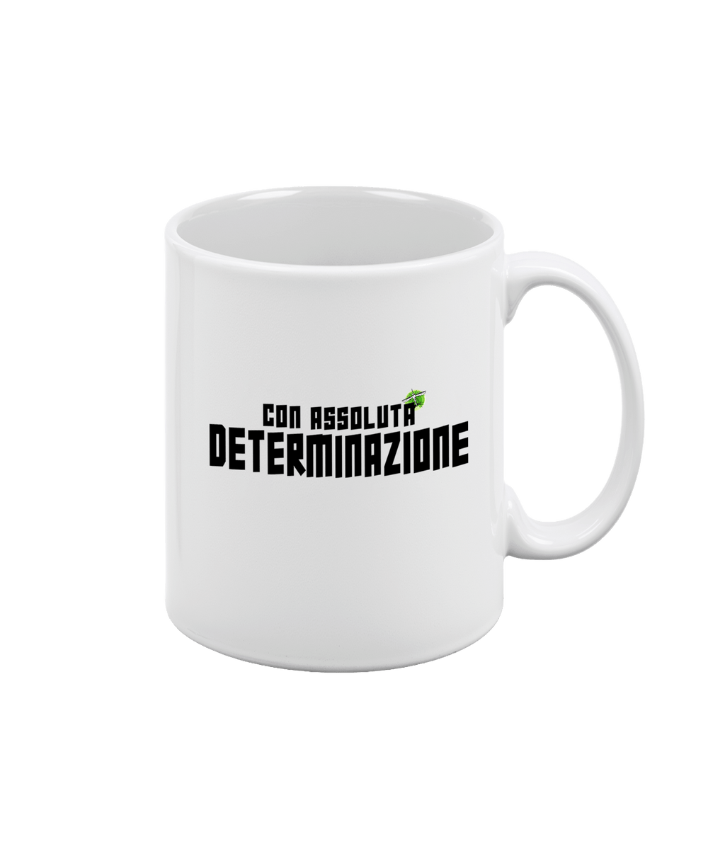 TAZZA DETERMINAZIONE BIANCA LA ZANZARA