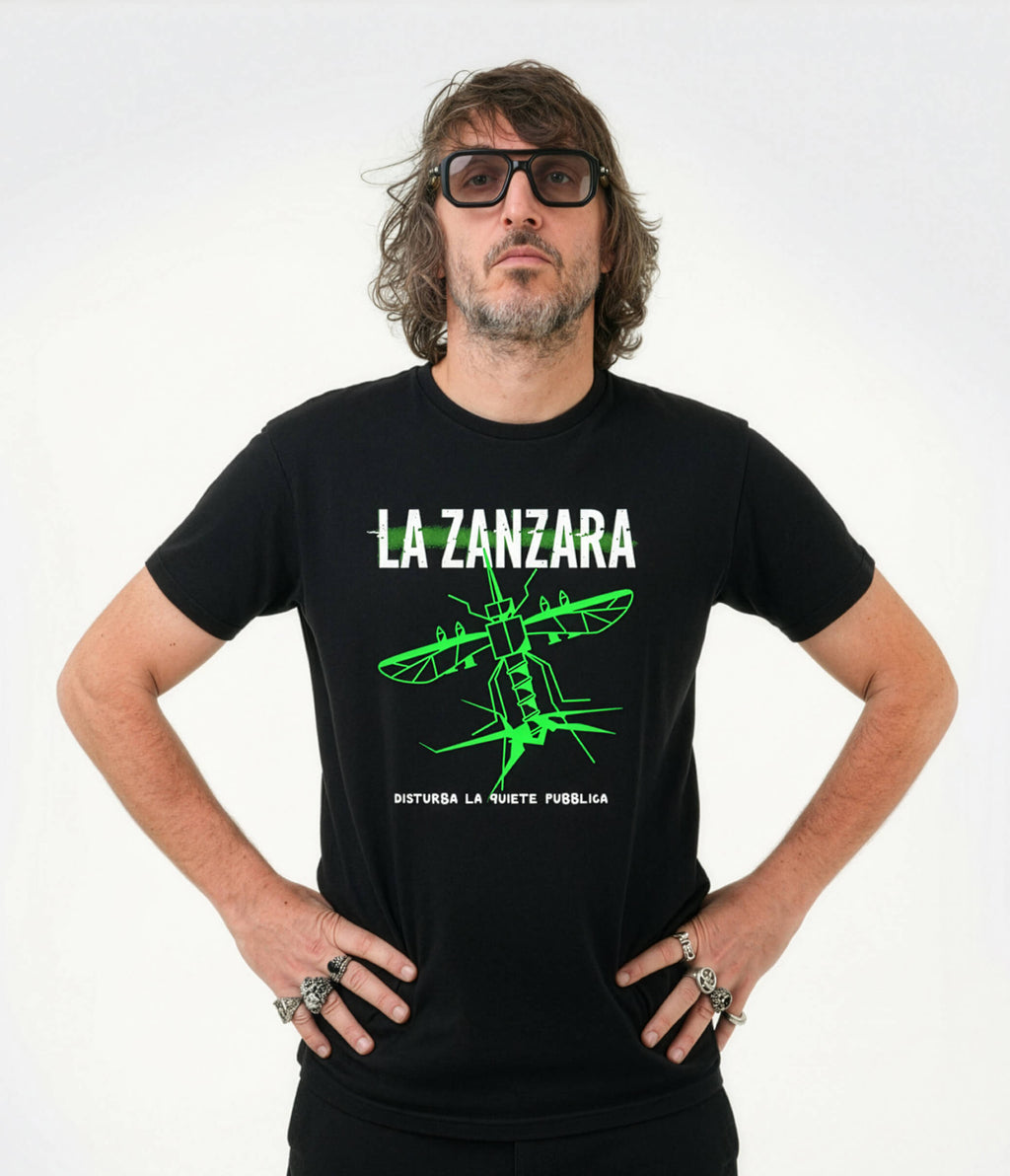 T-SHIRT QUIET NERA LA ZANZARA