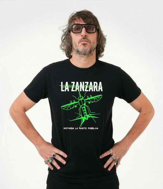 T-SHIRT QUIET NERA LA ZANZARA